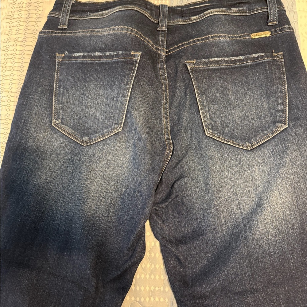 KanCan Dark Blue Straight Leg Jeans